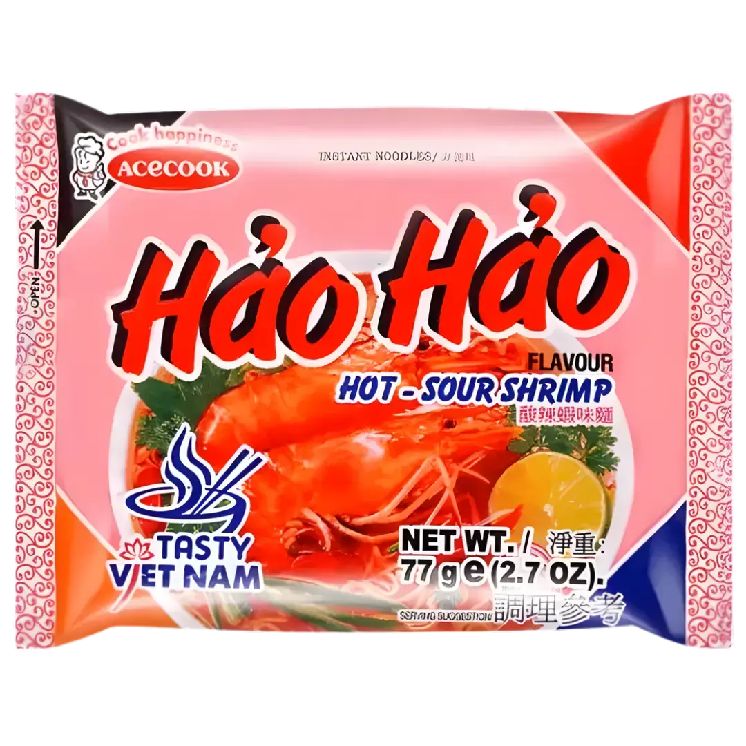 Acecook Hao Hao Noodle Chilli & Lime Shrimp Flavour 1