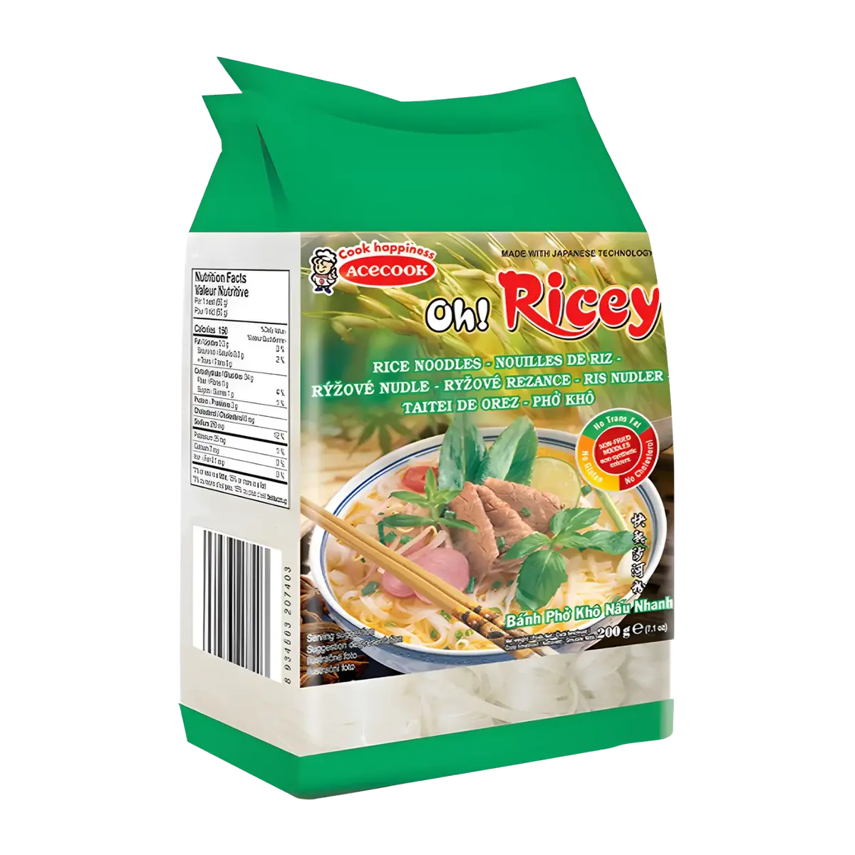 Acecook Oh Ricey Pho Rice Noodle 500G 1