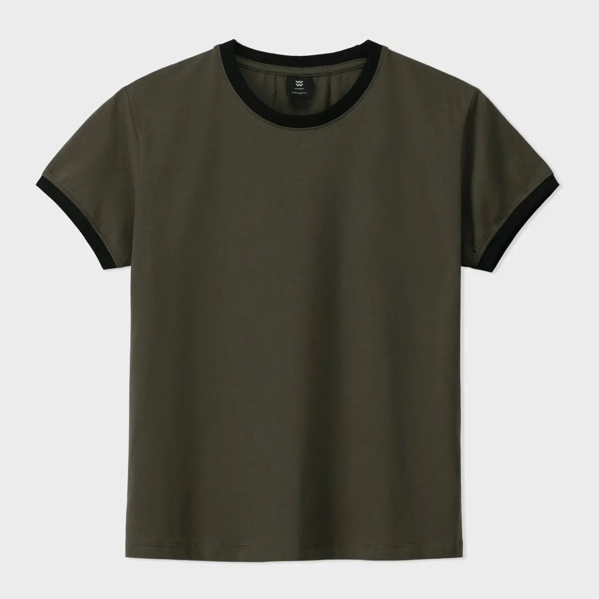 Contrast Rib Tee 5