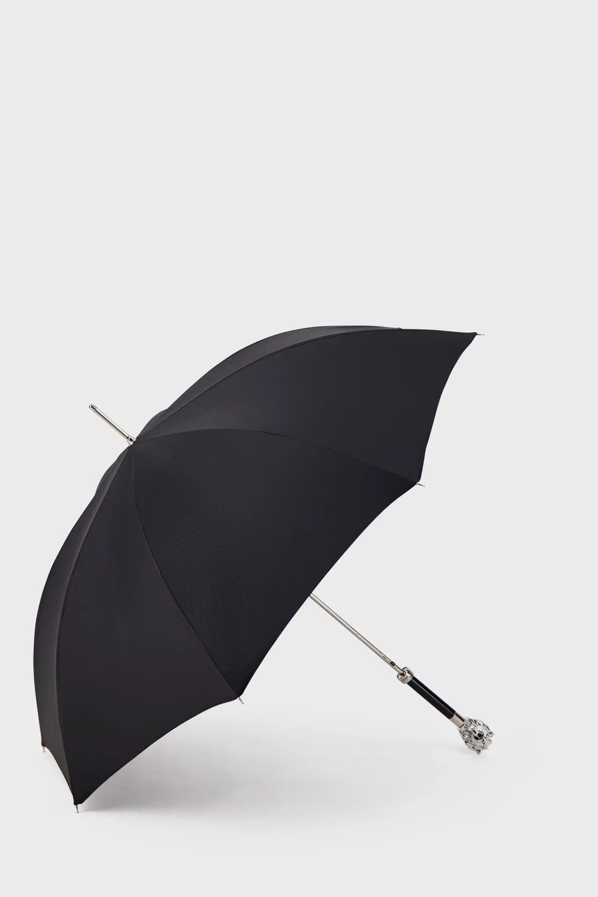 Pasotti Black/Silver Lion Umbrella 1