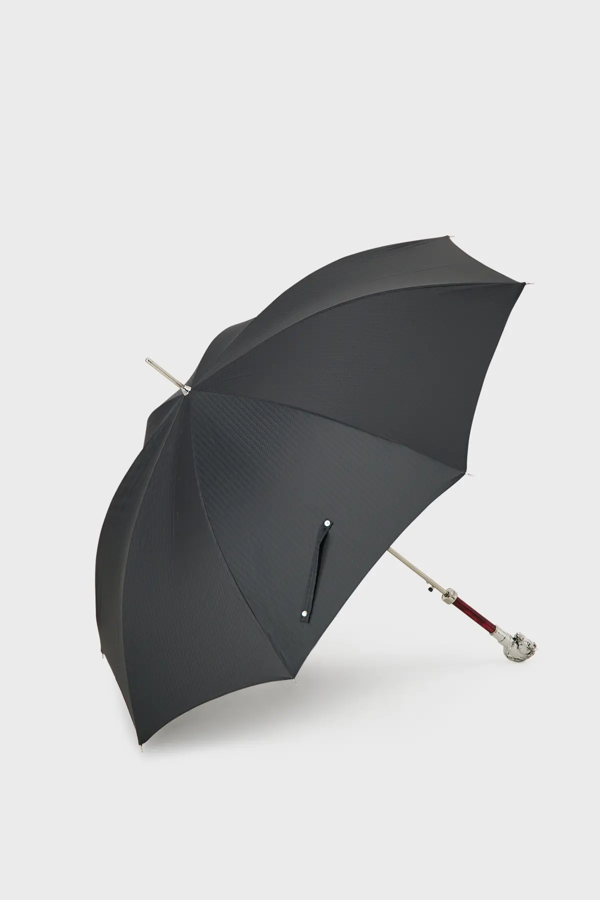 Pasotti Black/Silver Horse Umbrella 1