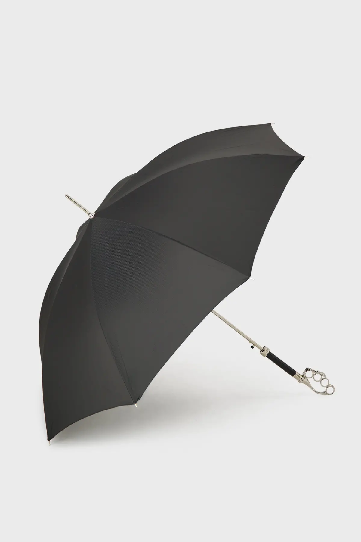 Pasotti Black/Silver Knuckleduster Umbrella 1