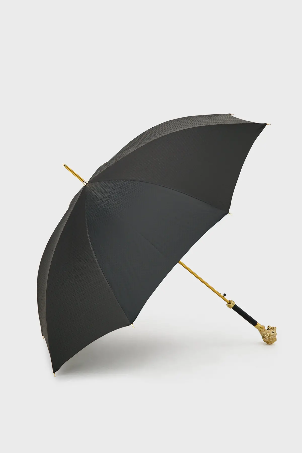 Pasotti Black/Gold Lion Umbrella 1