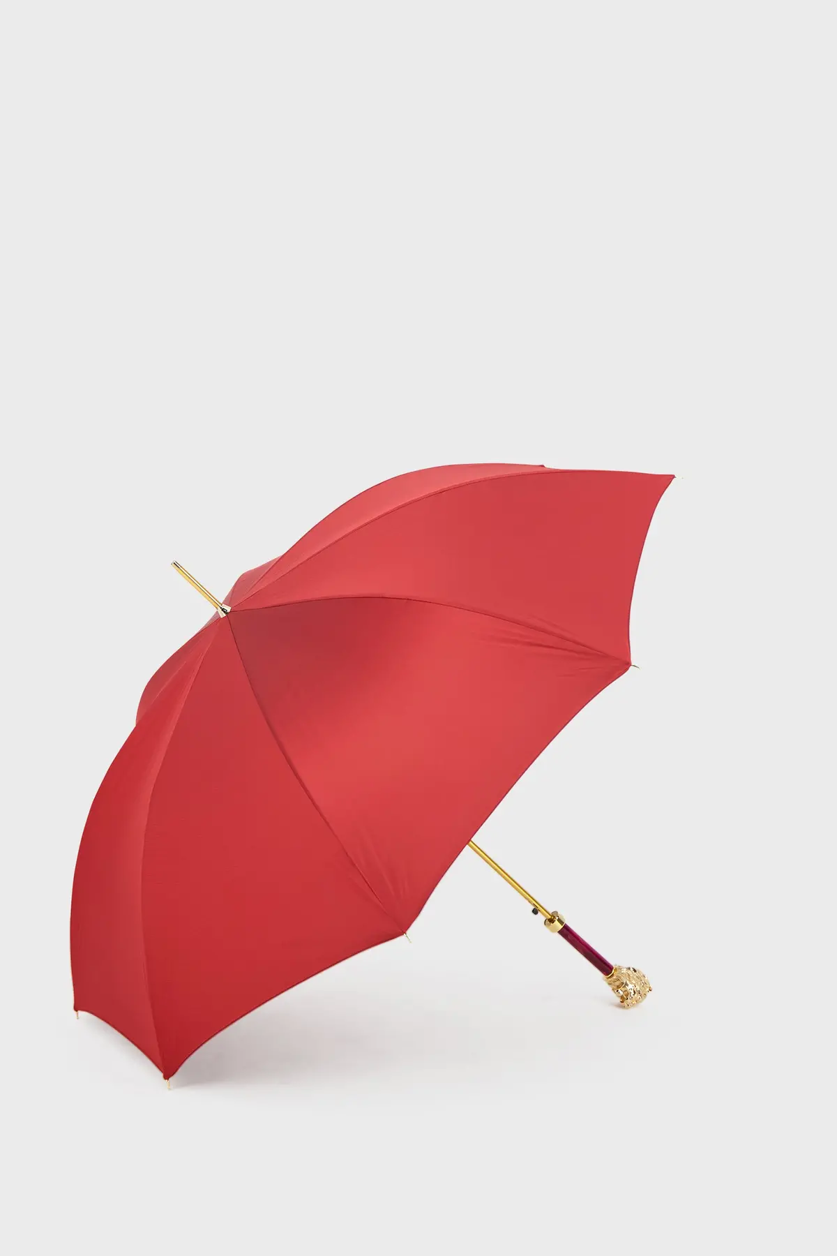 Pasotti Red/Gold Lion Umbrella 1