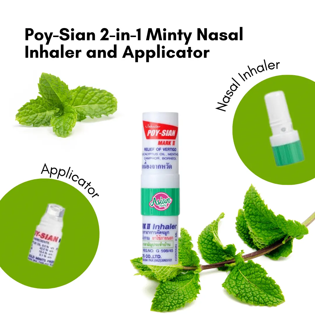 Poy Sian Mark Ii Menthol Aromatherapy Nasal Inhaler 1