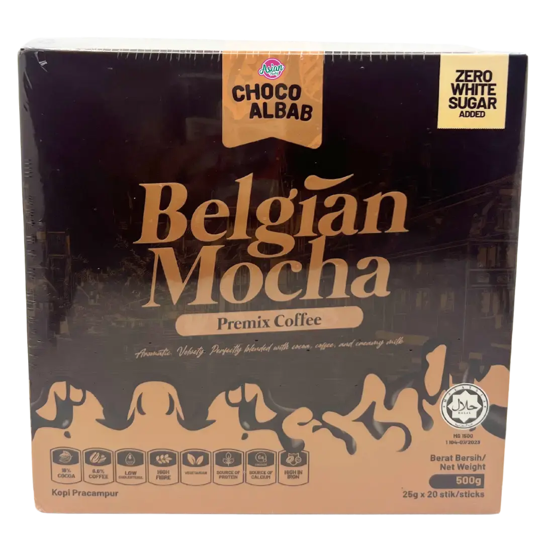 Choco Albab Belgian Mocha Drink 20 Sachets 500G 1