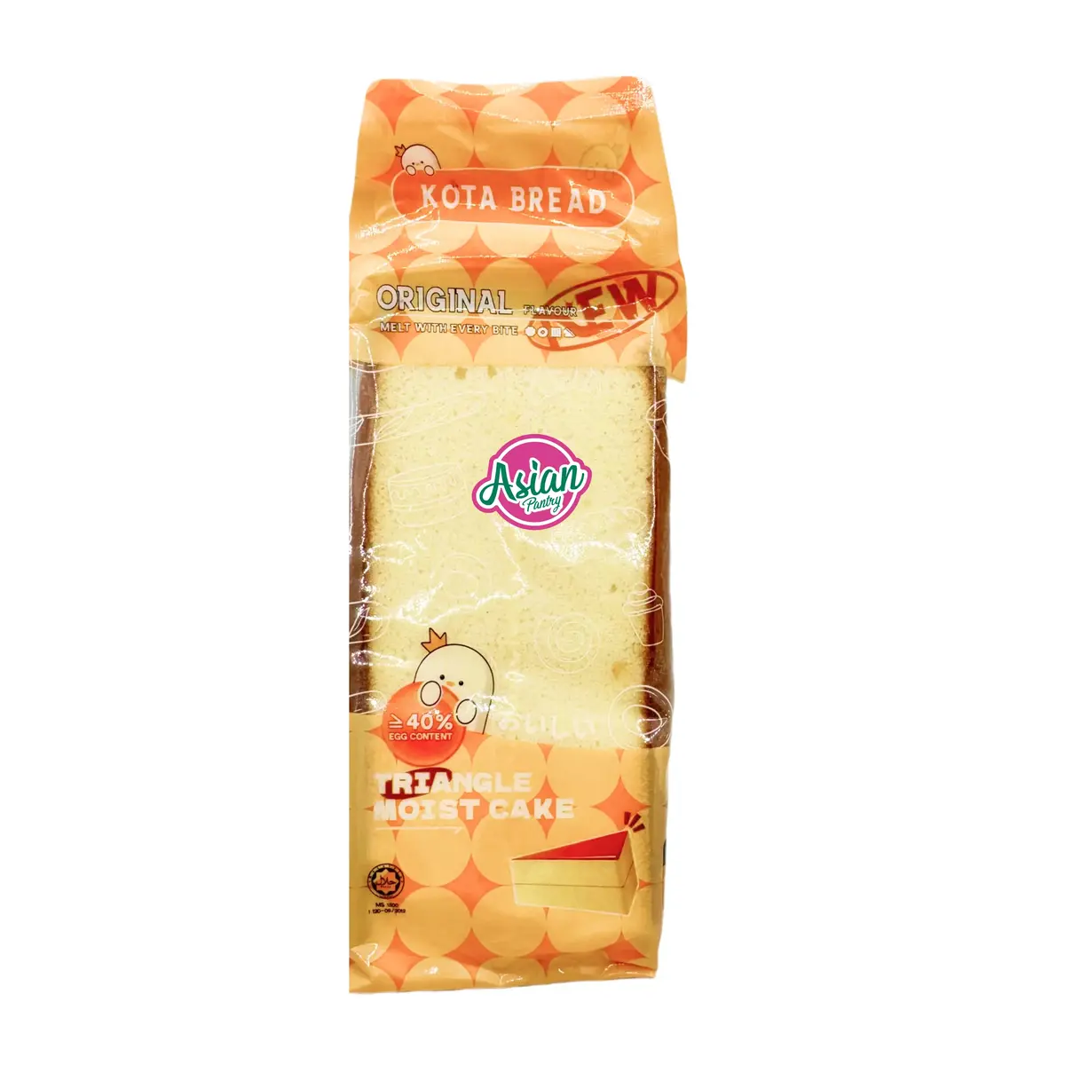 Delyco Triangle Moist Cake Vanilla (Original) Flavour 90G 1