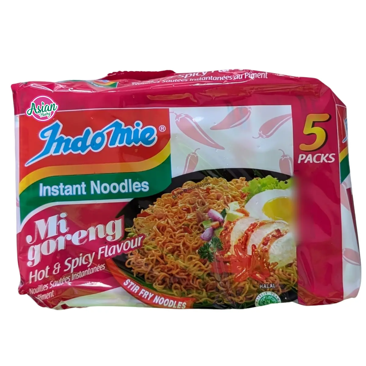 Indomie Mi Goreng Hot & Spicy Noodle 1