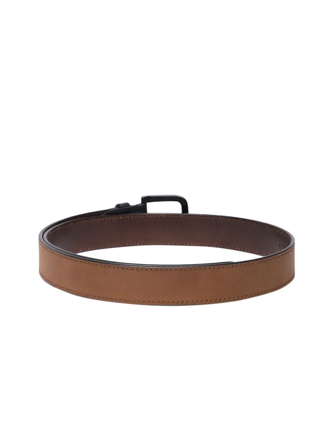 Men's Brown Solid Belt 3