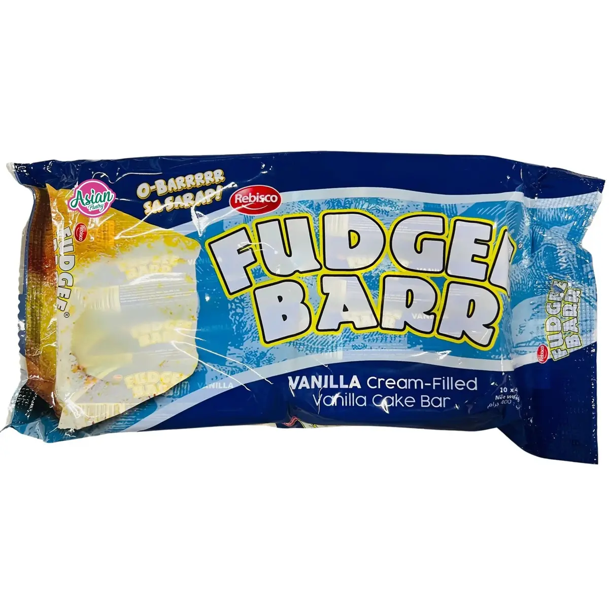 Rebisco Fudgee Barr Vanilla Cream-Filled Vanilla Cake Bar (Exp: 22/02/2026) 1