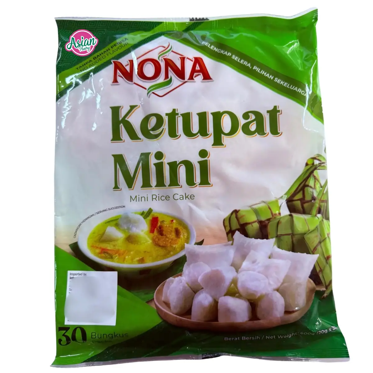 Nona Mini Satay Rice Cake (Ketupat Mini) 600G 1