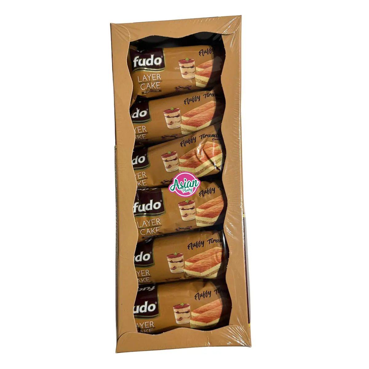 Fudo Fluffy Tiramisu Layer Cake 24Pk 432G 2