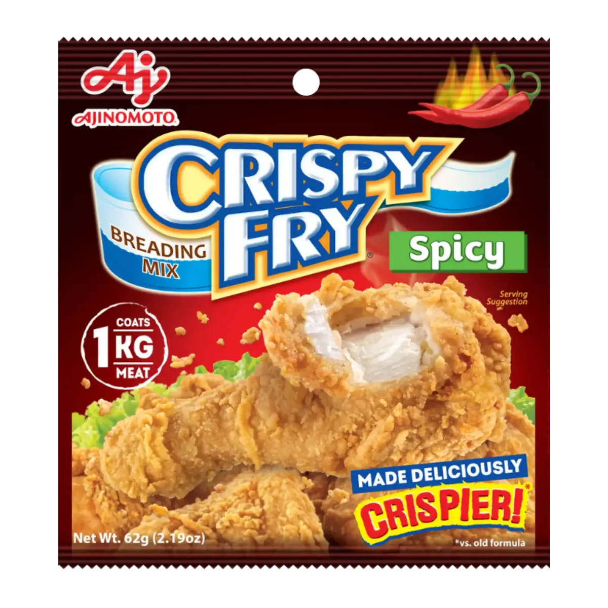 Ajinomoto Crispy Fry Spicy 62G 1