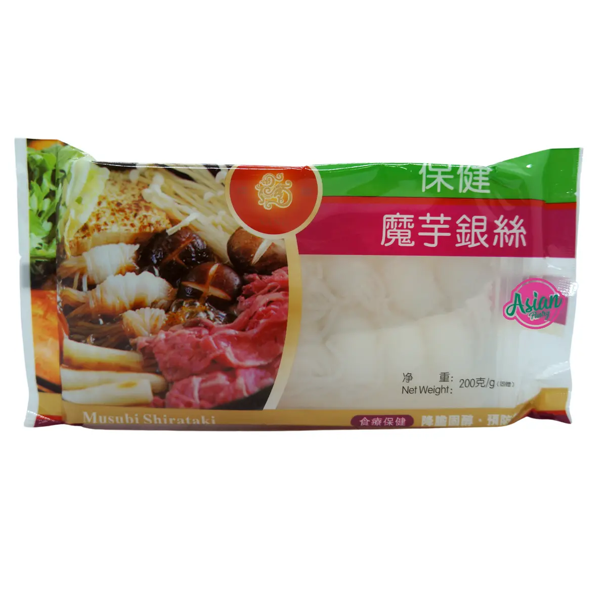 Lan Vang Musubi Shirataki (Yam Noodles) 200G 1