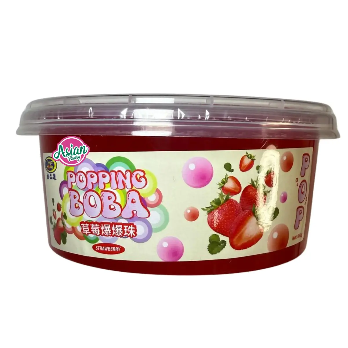 Sugar Honey Popping Boba Strawberry 450G 1