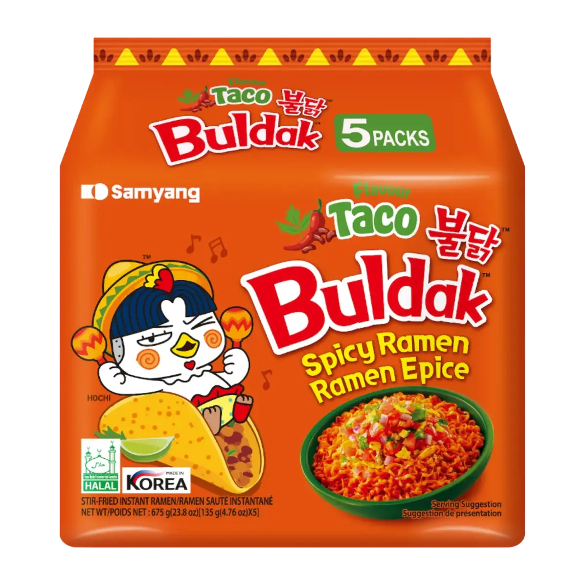 Samyang Buldak Spicy Taco Ramen 1