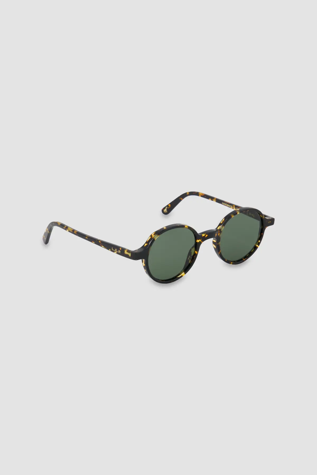 L.G.R Havana Scuro/Flat Green 48' Reunion Sunglasses 1