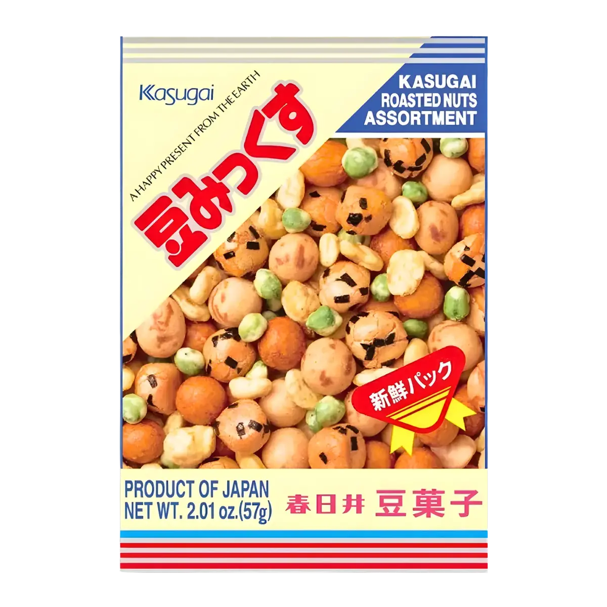 Kasugai Roasted Nuts Assorted 57G 1