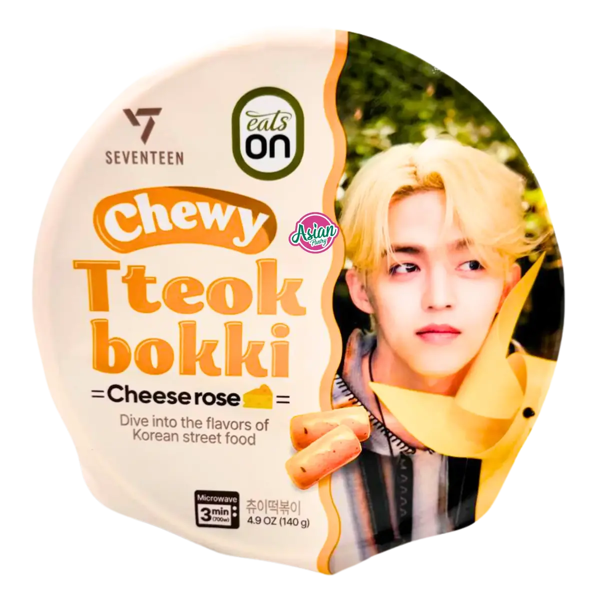 Hy Seventeen Chewy Tteokbokki Rose Cheese (Random Member) 140G 1