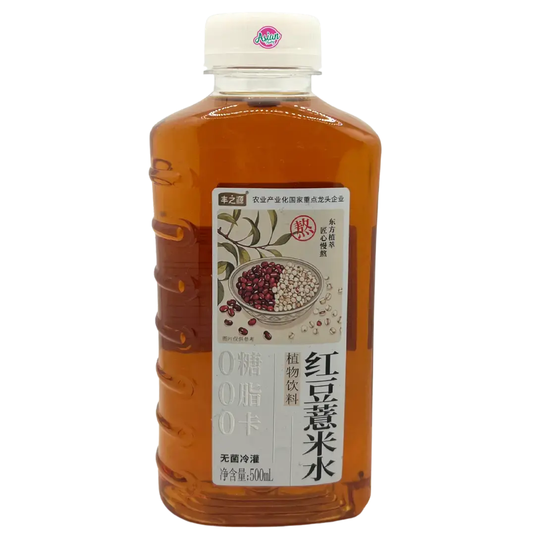Fengzhiyuan Red Bean & Coix Seed Drink 500Ml 1