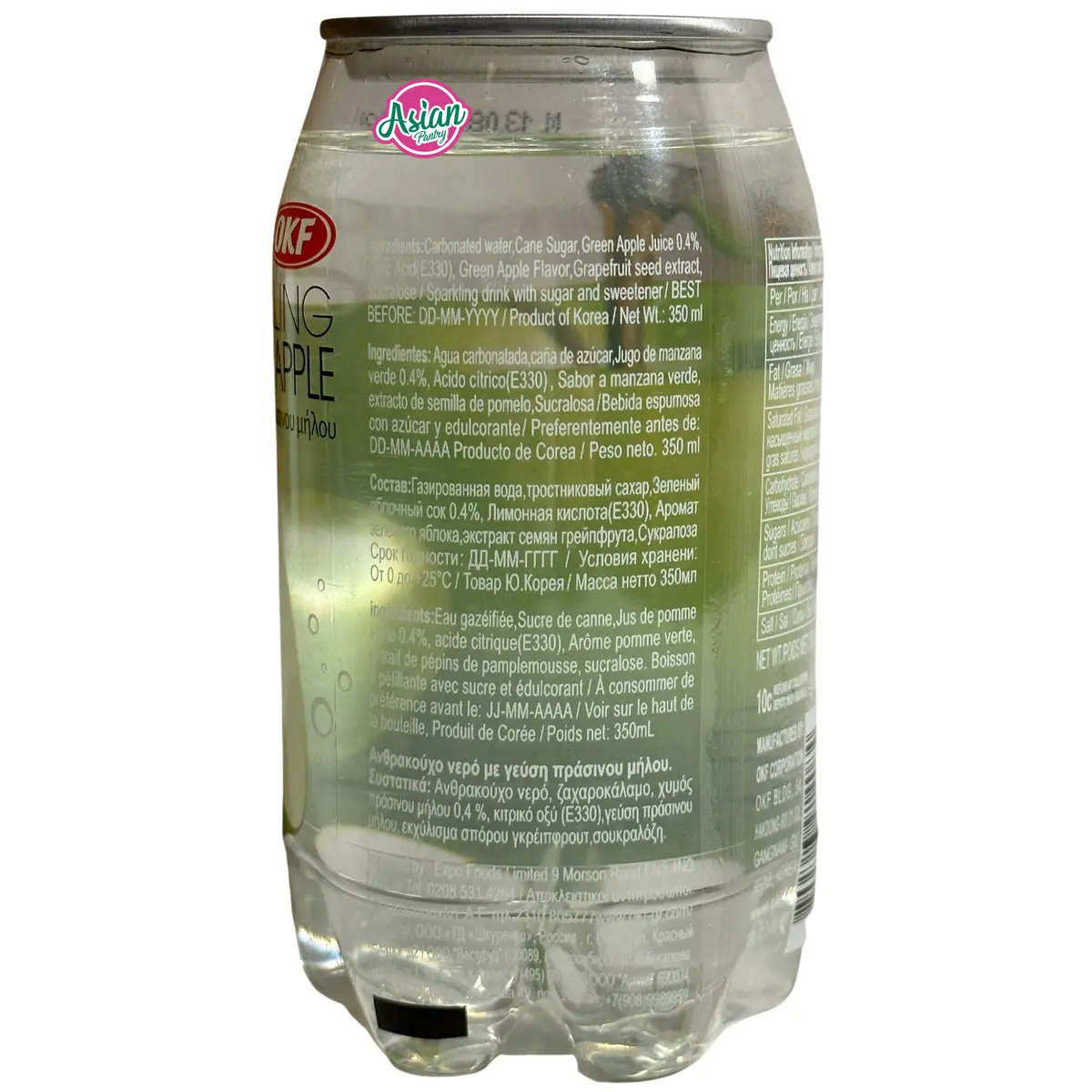 Okf Sparkling Green Apple 350Ml 2