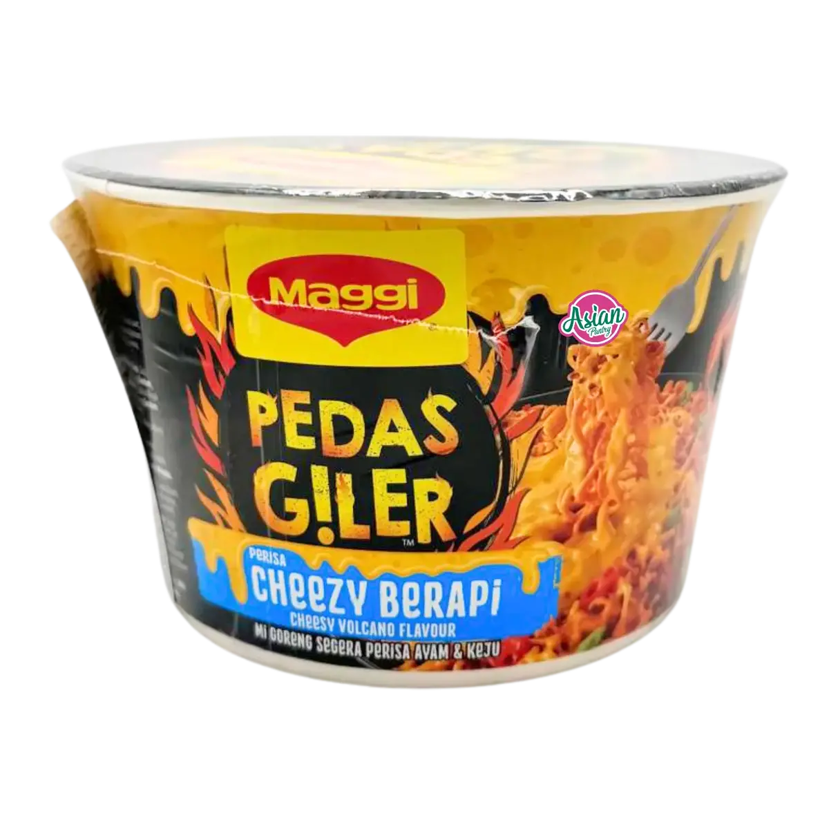 Maggi Pedas Giler Cheezy Volcano Noodles 94G 1