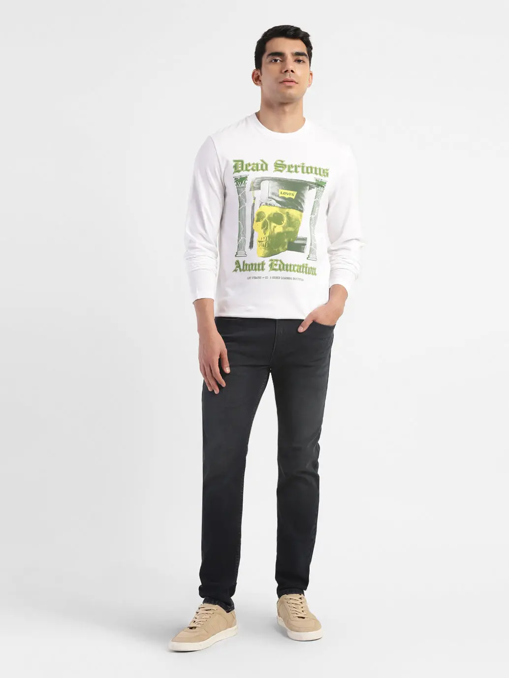 Men's Graphic Print Slim Fit T-Shirt 1
