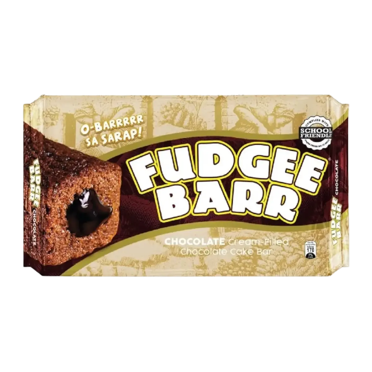 Rebisco Fudgee Barr Chocolate Cream-Filled Cake Bar 400G (Exp: 05/03/2026) 1