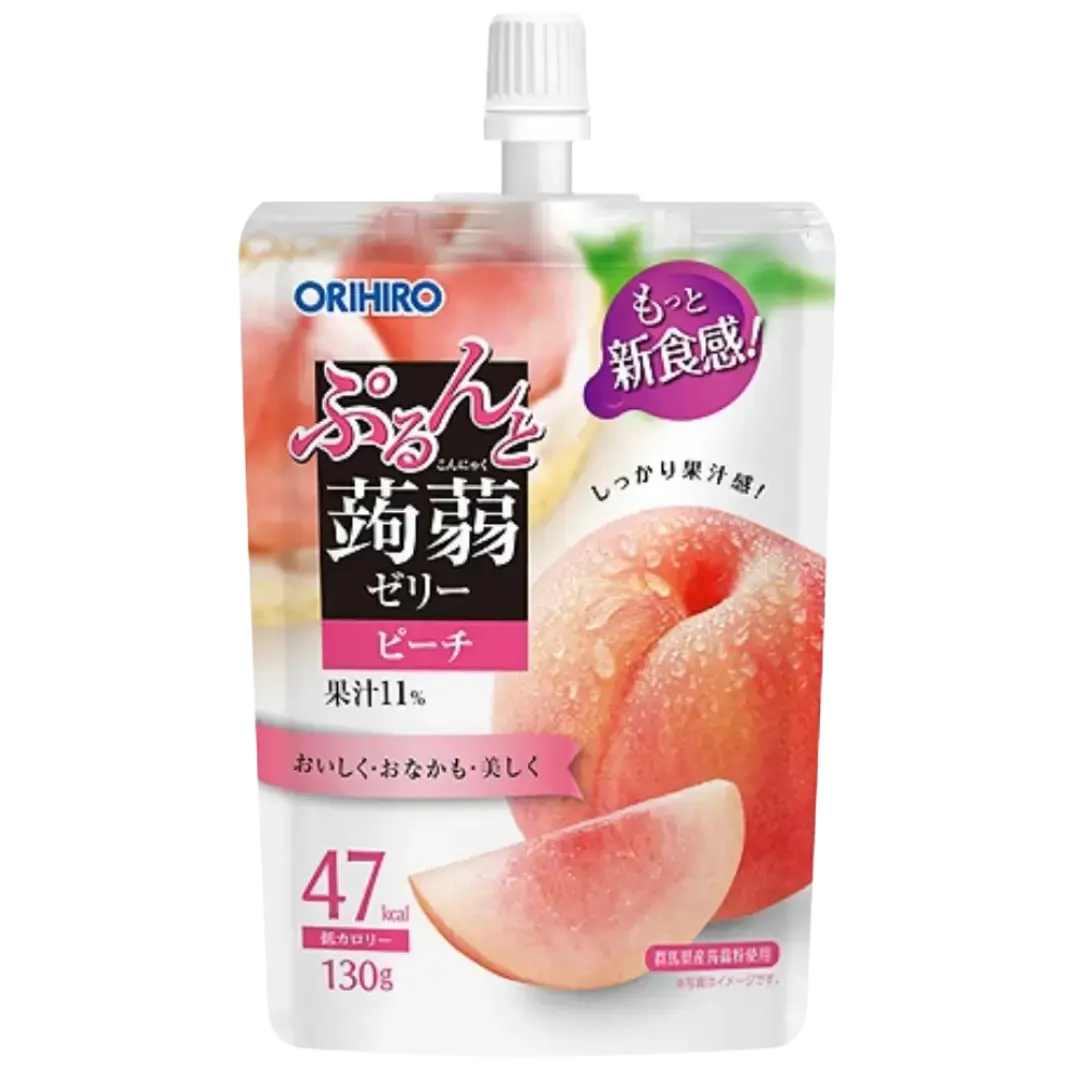 Orihiro Konjac Jelly Peach (Standing) 130G 1