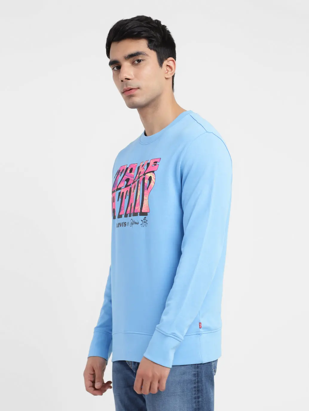 Men's Printed Crew Neck Sweatshirt 4