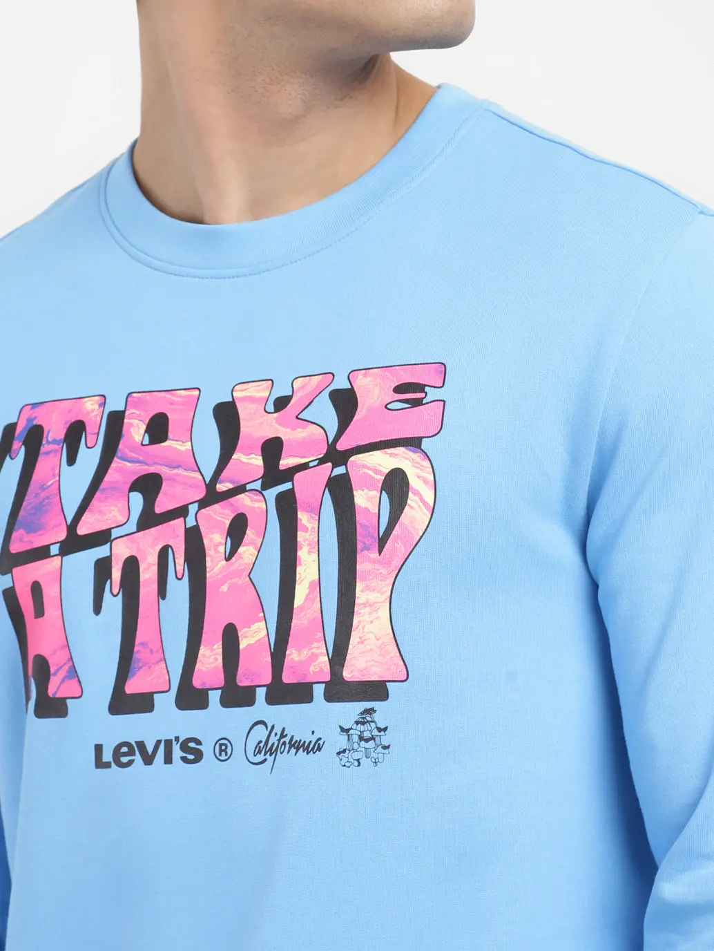 Men's Printed Crew Neck Sweatshirt 5