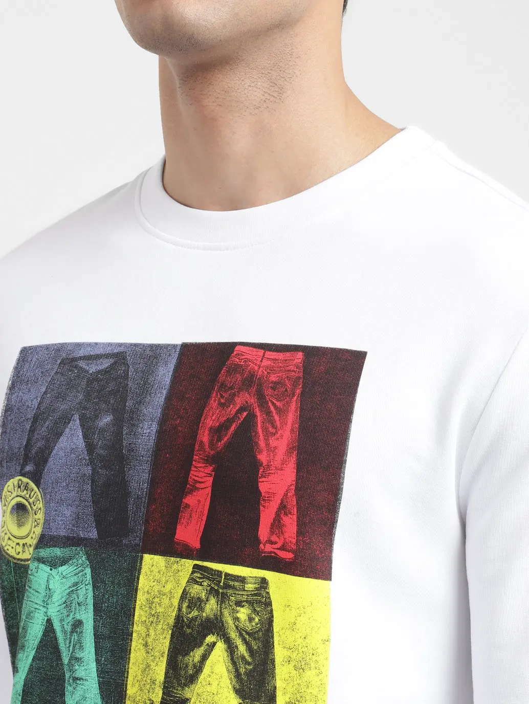 Men's Graphic Print Crew Neck Sweatshirt 5