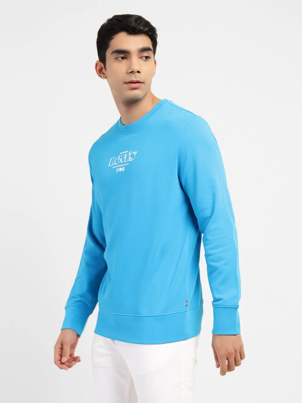 Men's Brand Logo Crew Neck Sweatshirt 4