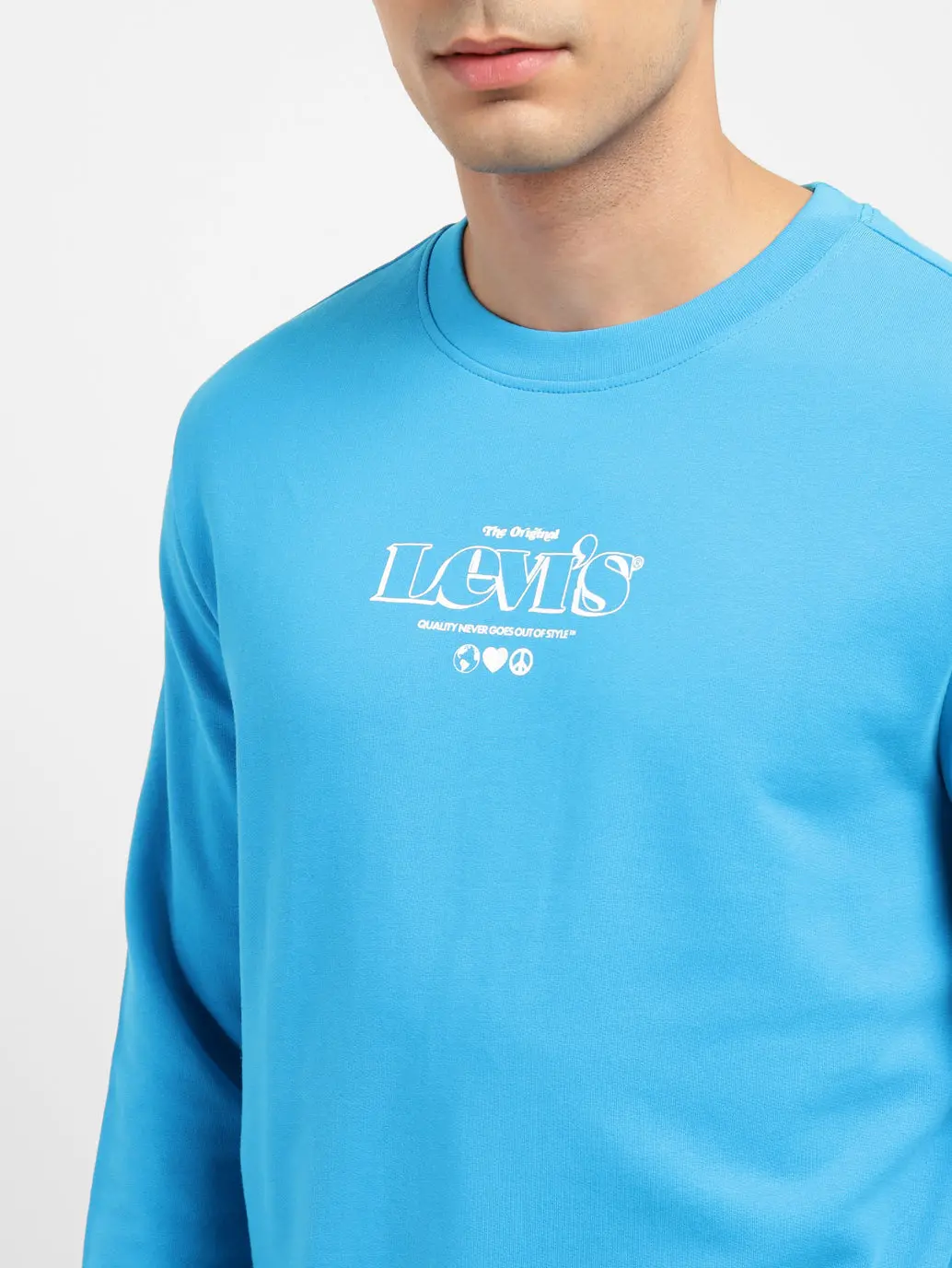 Men's Brand Logo Crew Neck Sweatshirt 5