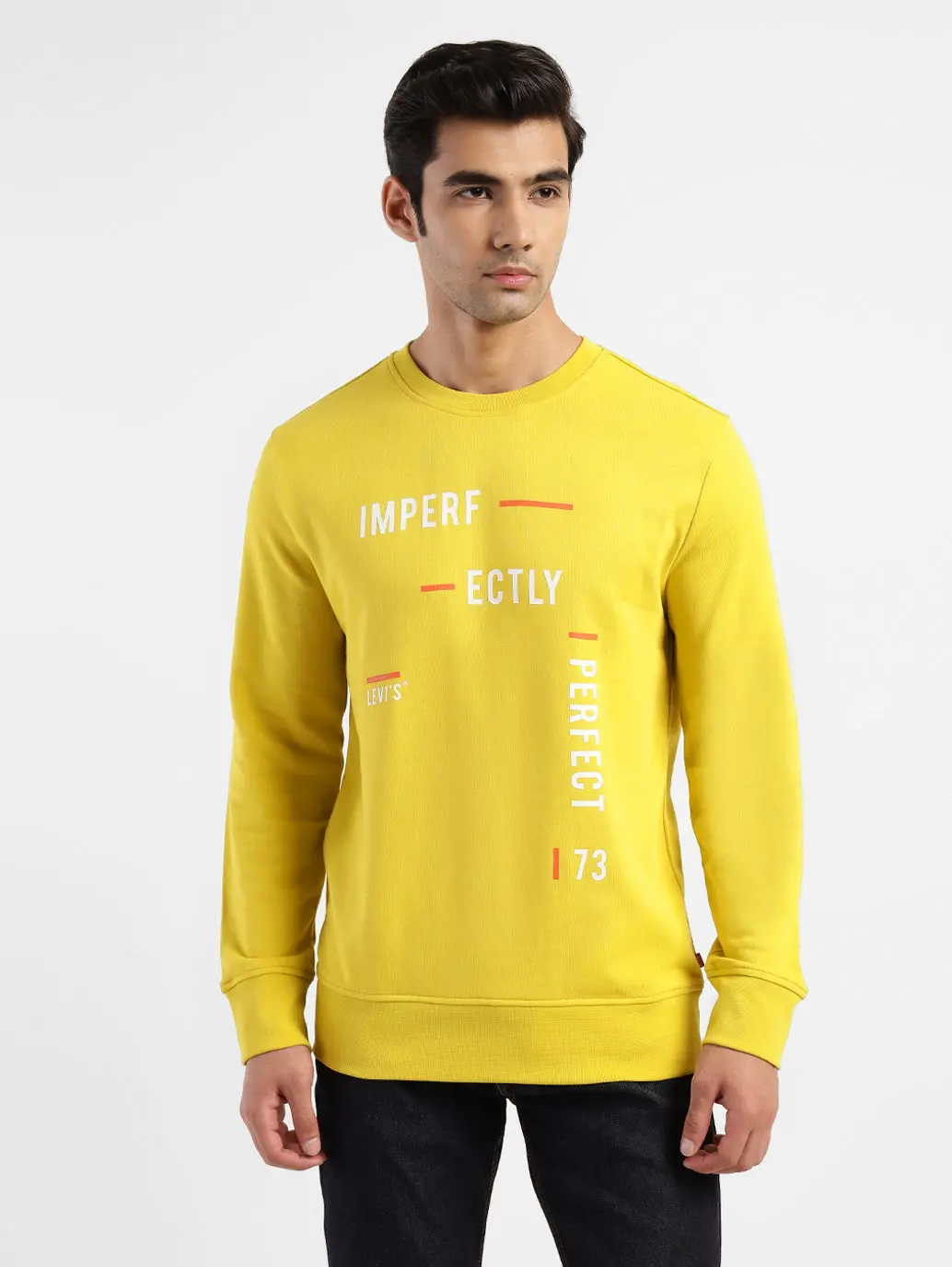 Men's Printed Crew Neck Sweatshirt 1
