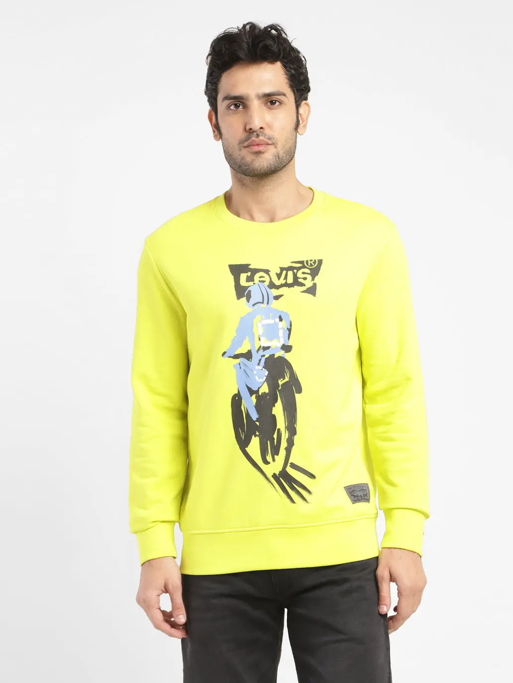 Men's Graphic Print Crew Neck Sweatshirt 1