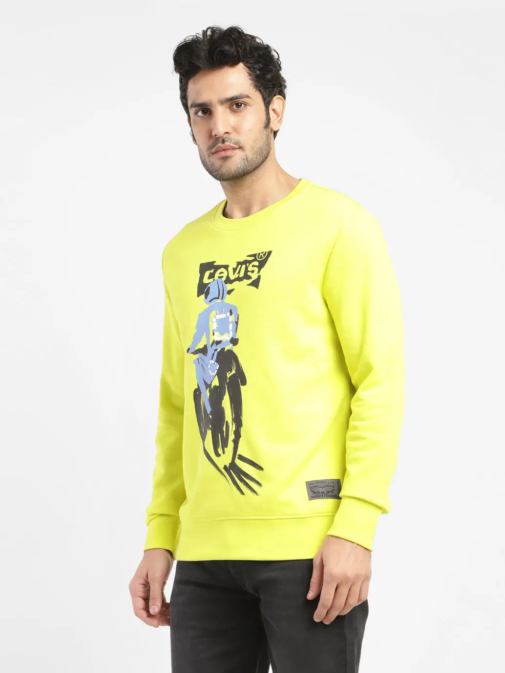 Men's Graphic Print Crew Neck Sweatshirt 4