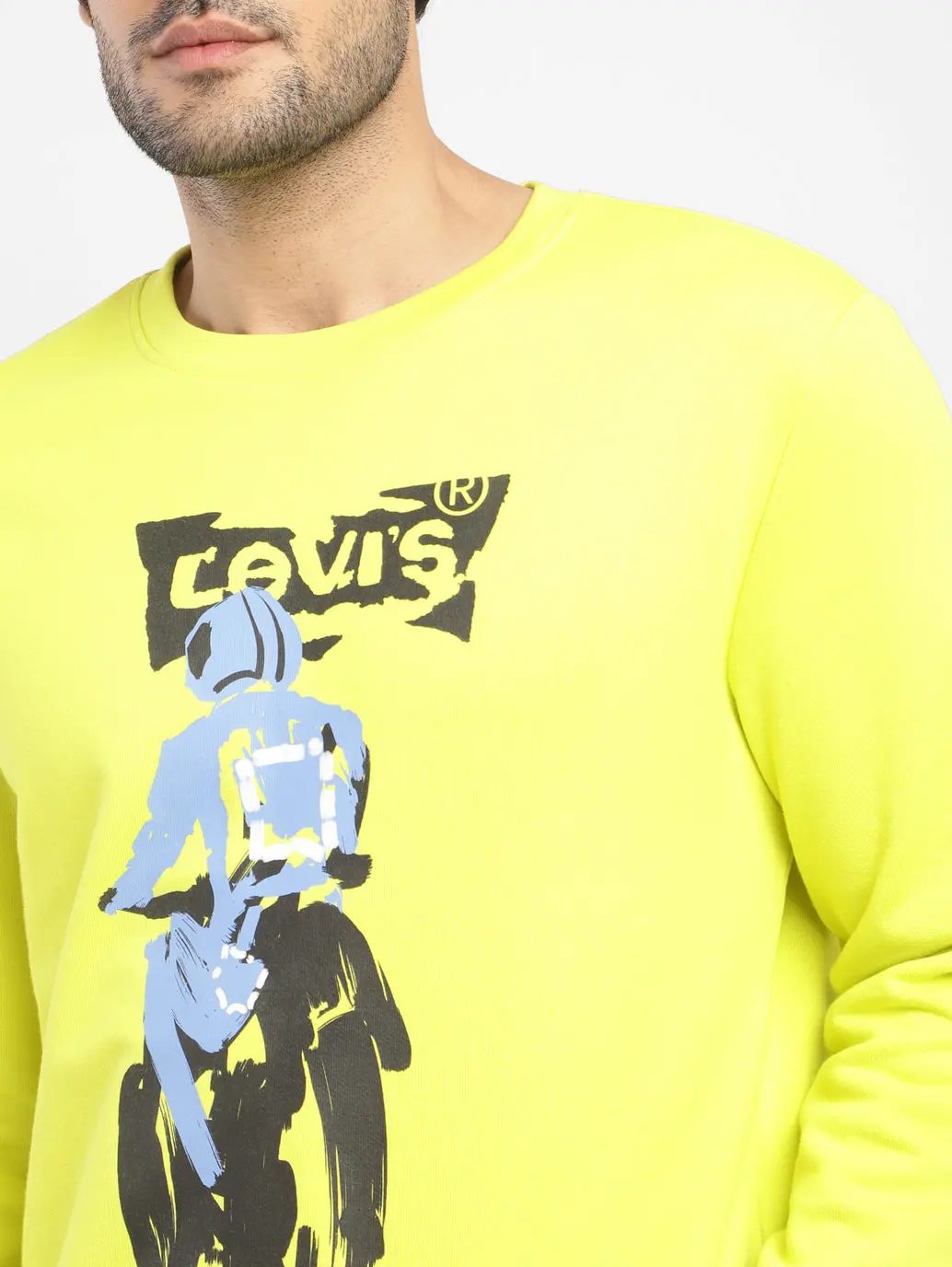 Men's Graphic Print Crew Neck Sweatshirt 5