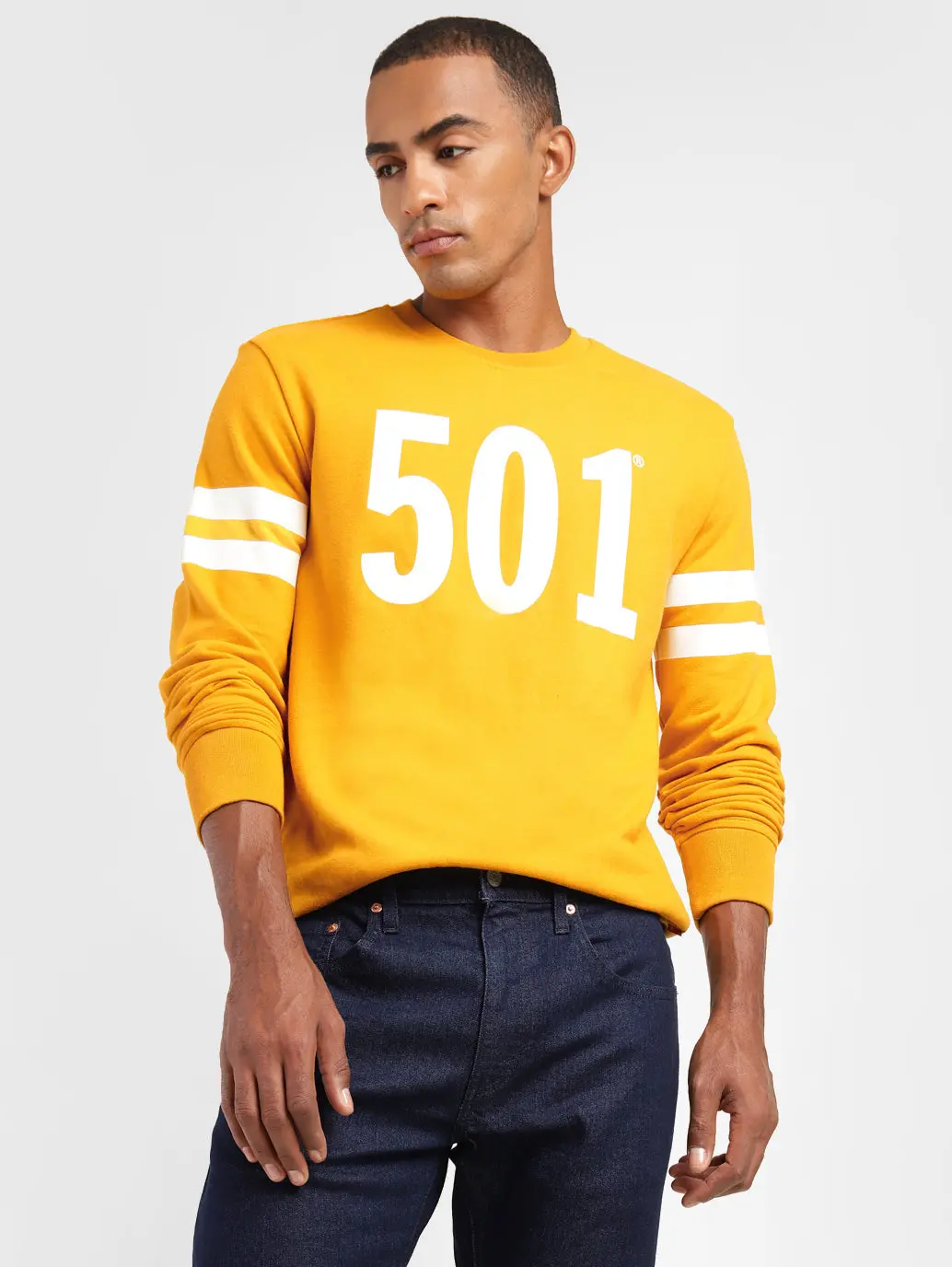 Men's Printed Crew Neck Sweatshirt 1