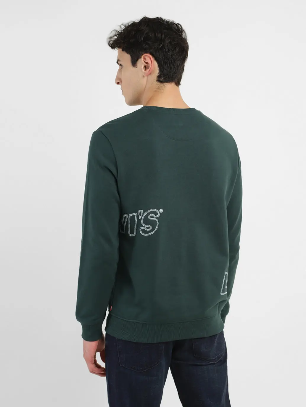 Men's Brand Logo Crew Neck Sweatshirt 3