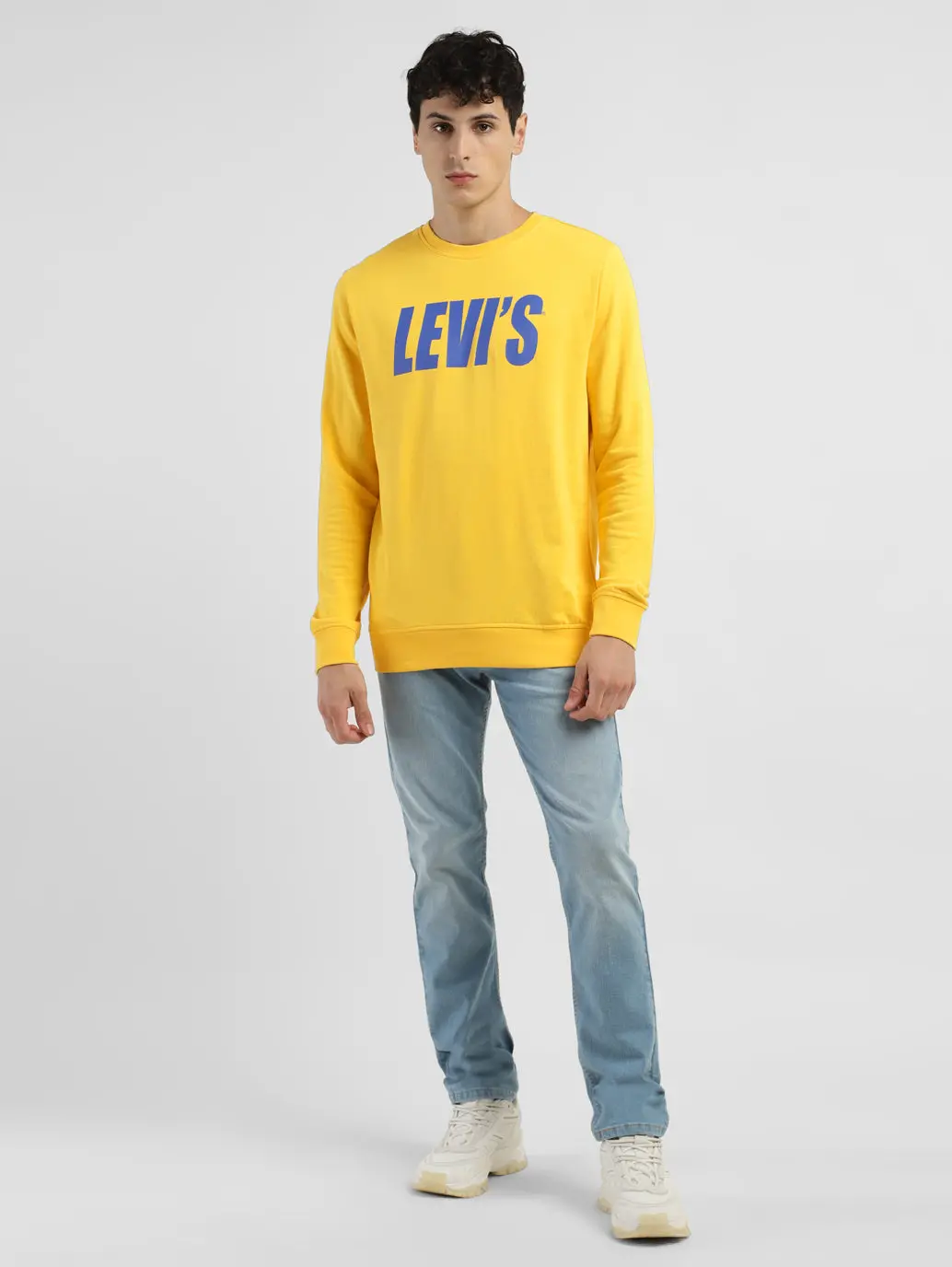 Men's Brand Logo Crew Neck Sweatshirt 1