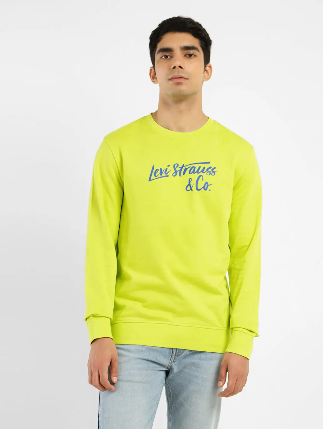 Men's Printed Crew Neck Sweatshirt 1