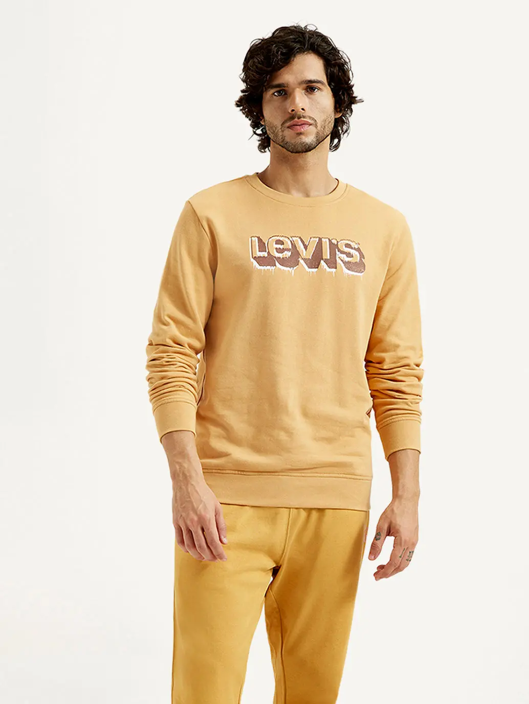 Men's Printed Round Neck Sweatshirt 1