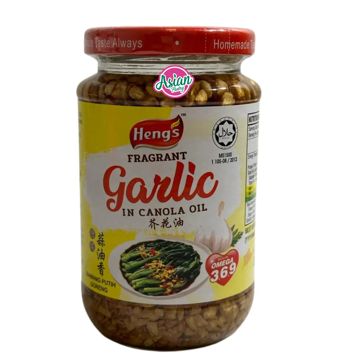 Heng's Fragrant Garlic In Canola Oil  300G 1