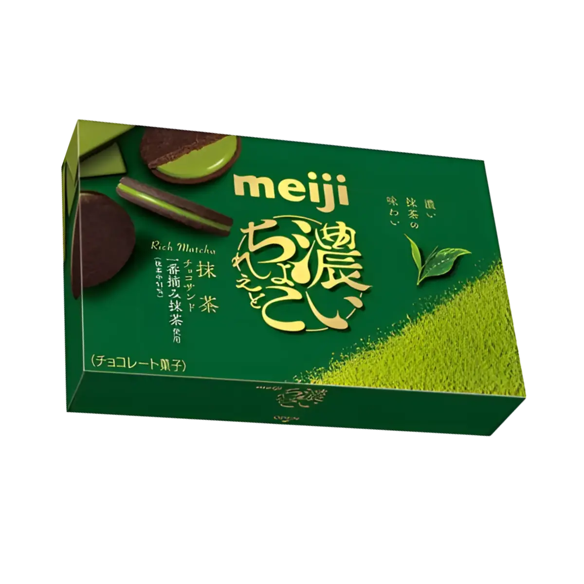 Meiji Rich Chocolate Sand Matcha Biscuits 96G 1