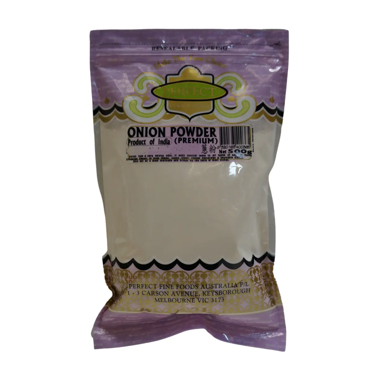 Perfect Fine Foods Onion Powder 500G 1