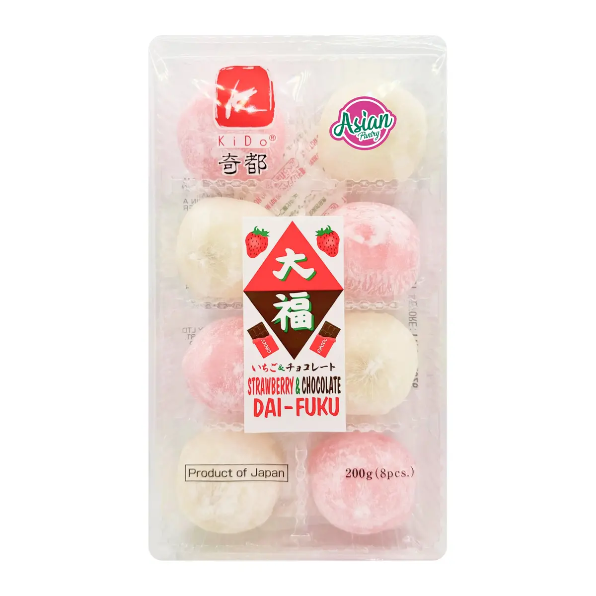 Kido Strawberry & Chocolate Daifuku 200G 1