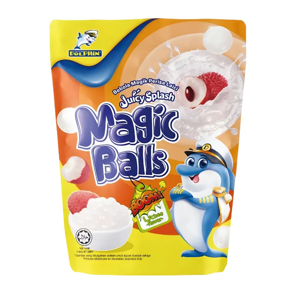 Dolphin Magic Balls Boba Lychee Flavour 600G 1