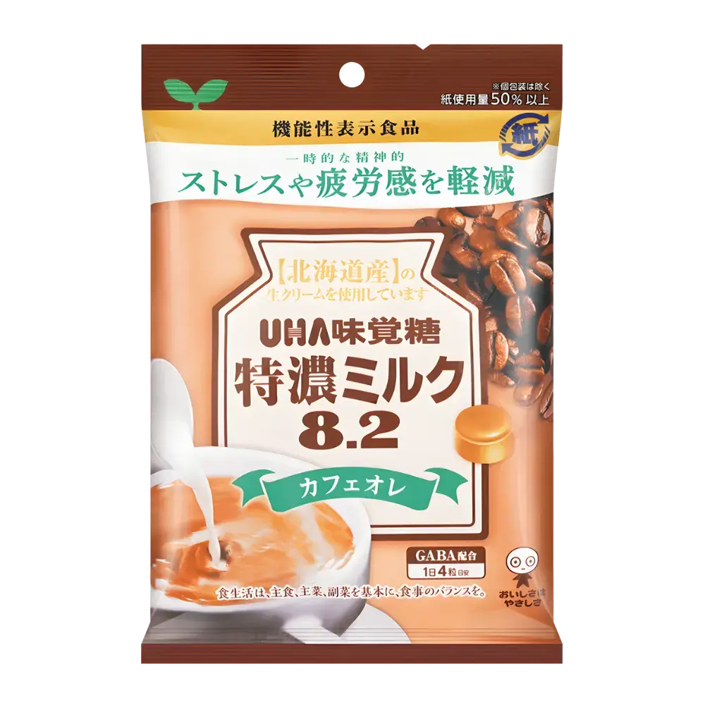 Uha Milk 8.2 Candy Cafe Au Lait 93G 1
