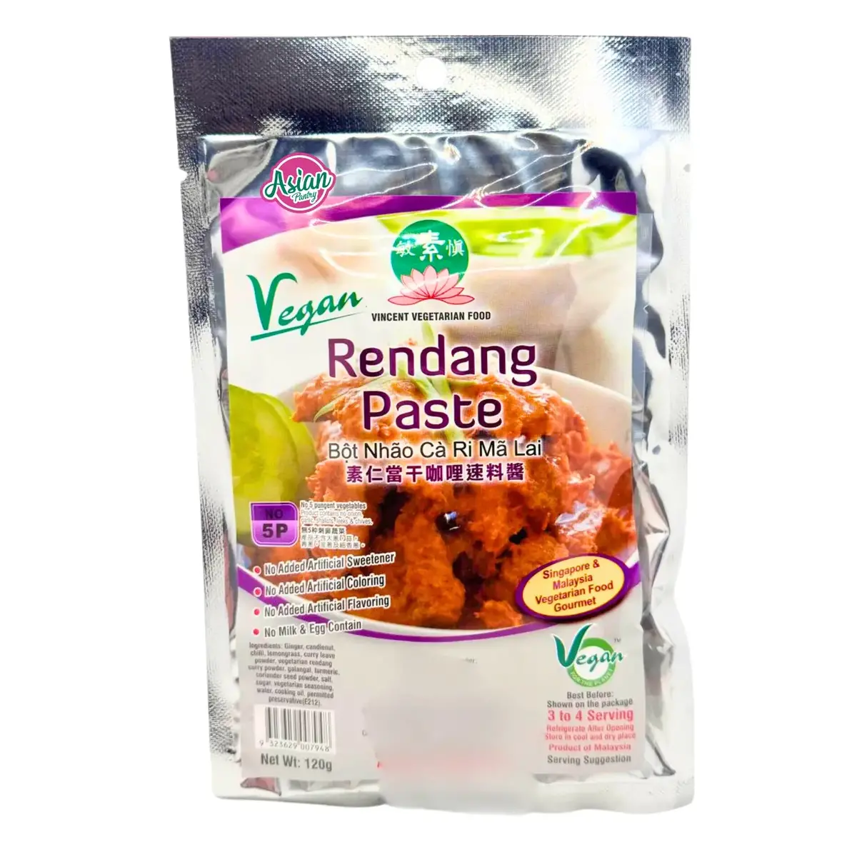 Vvf Vegan Rendang Paste 120G 1